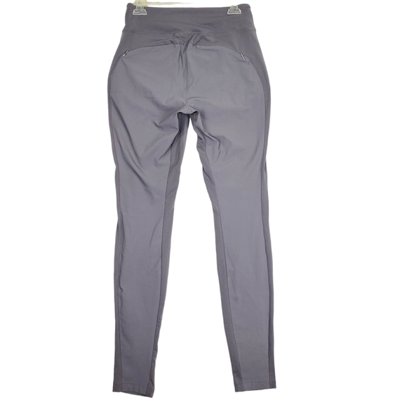 Athleta Joggers Gray Skinny Pull On Highline Hybrid Summiter Stretch Size 8T - Picture 5 of 15